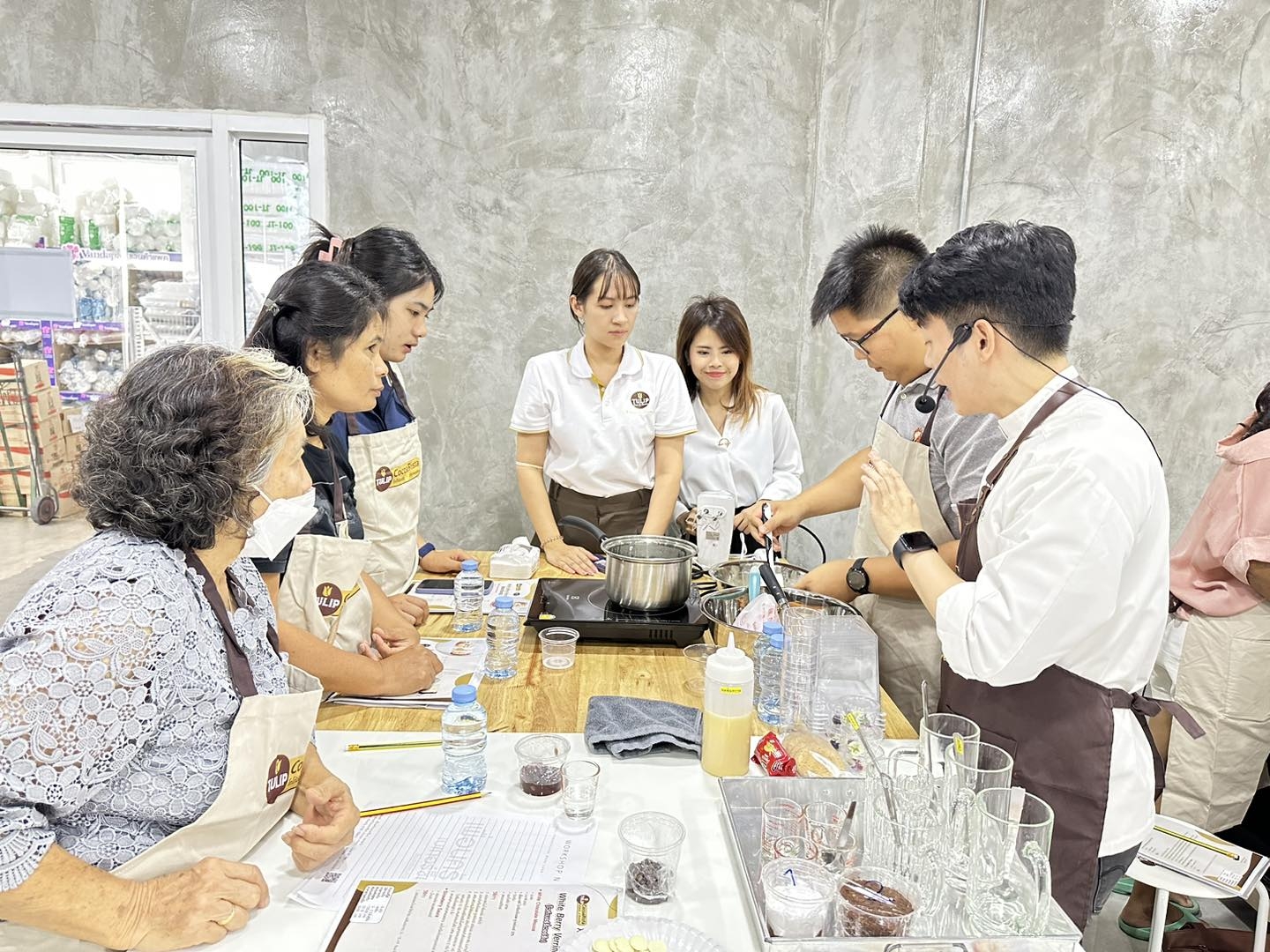 จบแล้วค่ากับกิจกรรมสัมมนากึ่งเวิร์คช็อป😍 จัดโดยบริษัท ซีโน แปซิฟิค นำทีมโดยเชฟโจ