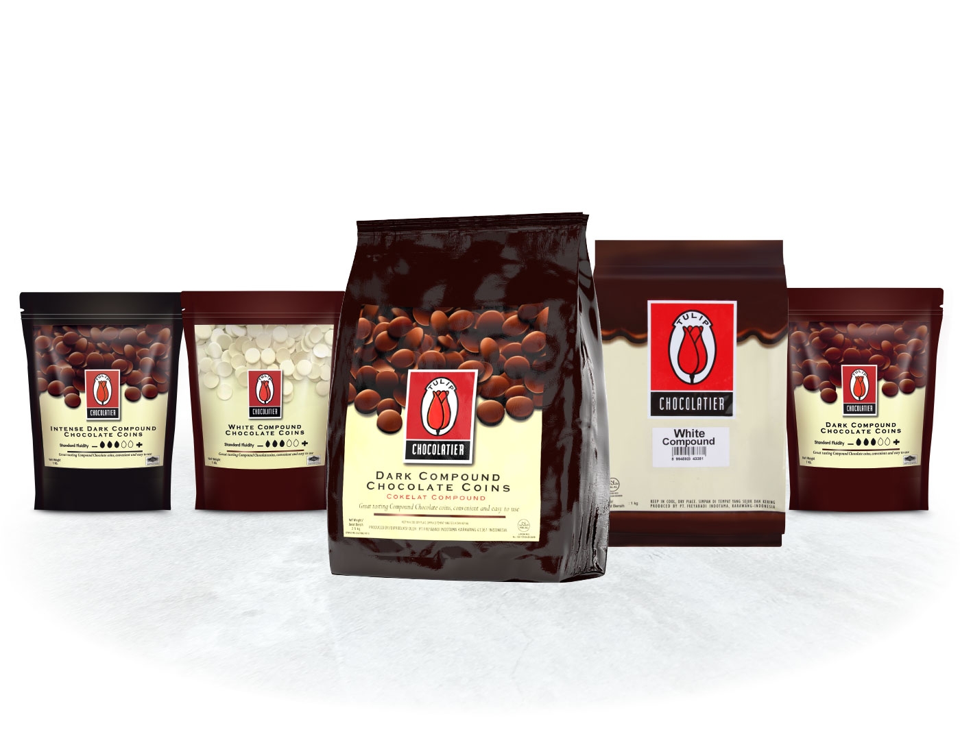 ช็อกโกแลตคอมพาวด์ทิวลิป (Compound Chocolate Tulip)