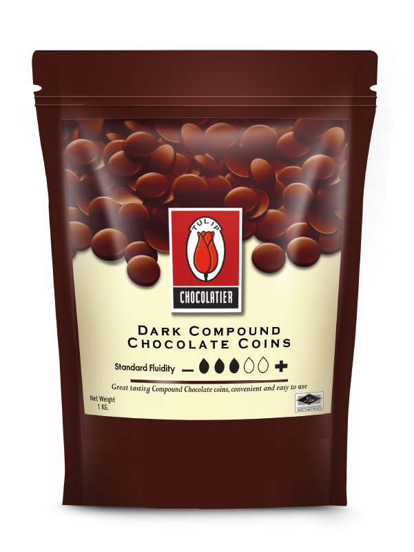 ทิวลิป ดาร์ก คอมพาวด์ ช็อกโกแลต คอยส์