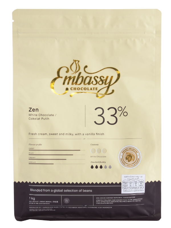 เอ็มบาสซี ไวท์ ช็อกโกแลต คูเวอร์เจอร์ 33%