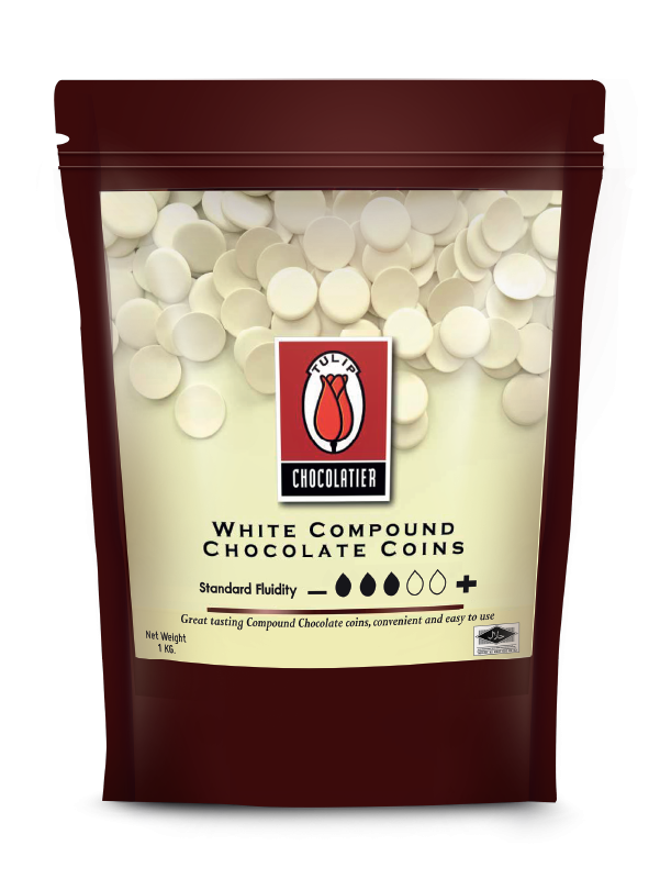 ทิวลิป ไวท์ คอมพาวด์ ช็อกโกแลต คอยส์