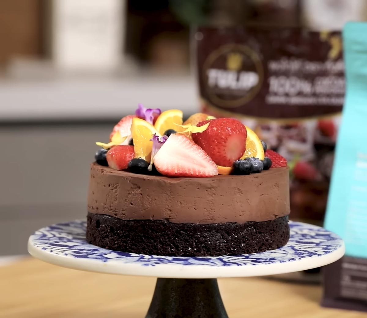 Cocoa Mocha Vegan Cake