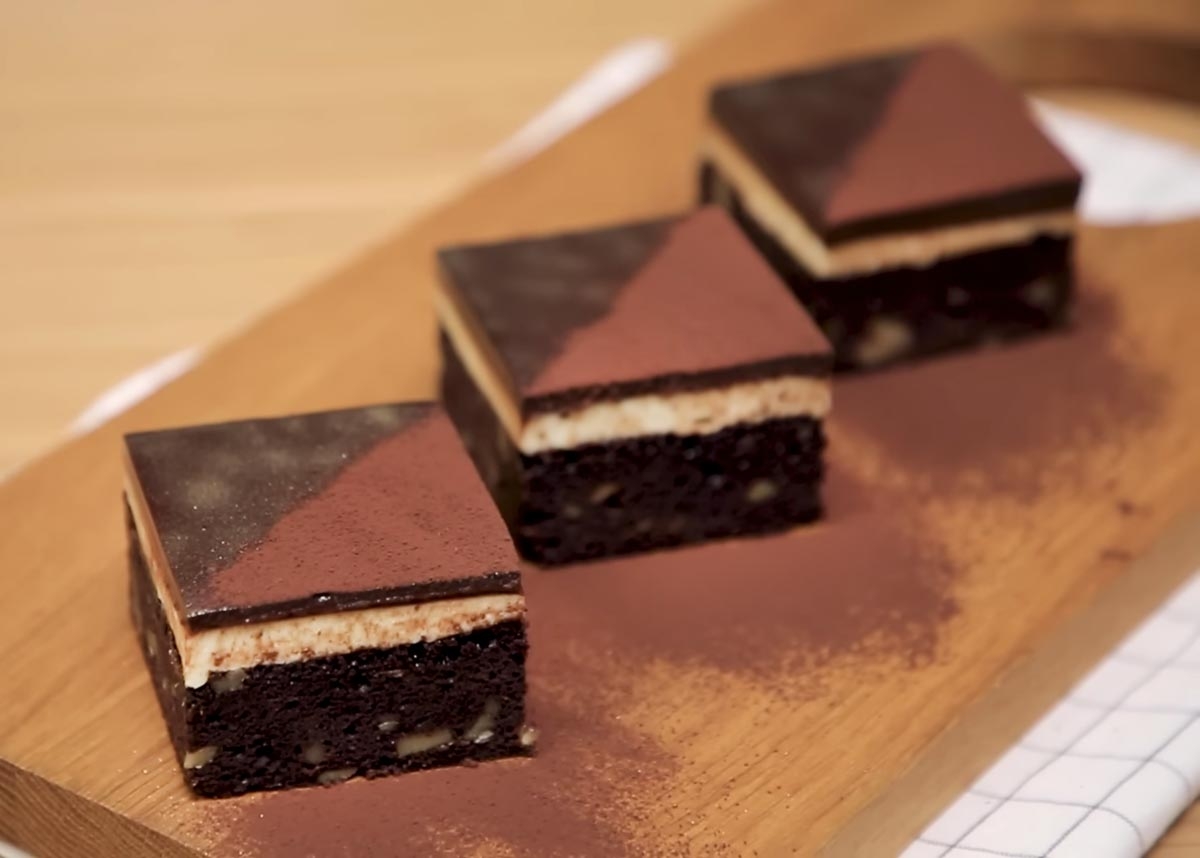 Layered Cocoa Brownie