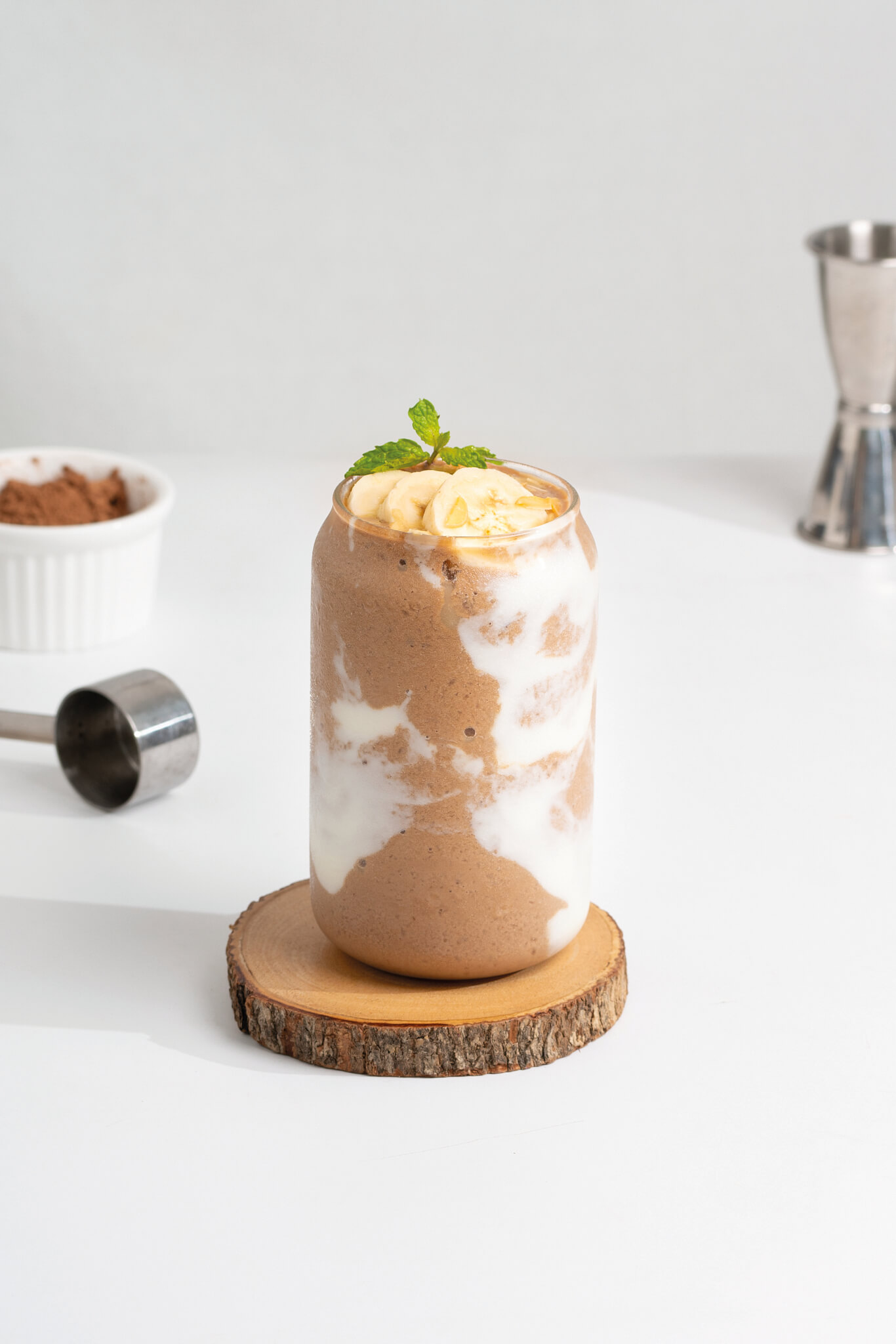 Cocoa Avocado High Protein Smoothie