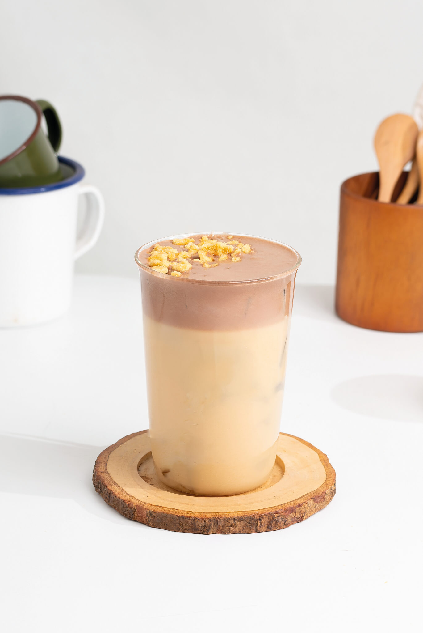 Fruity Iced Tea Cocoa Cheese Foam