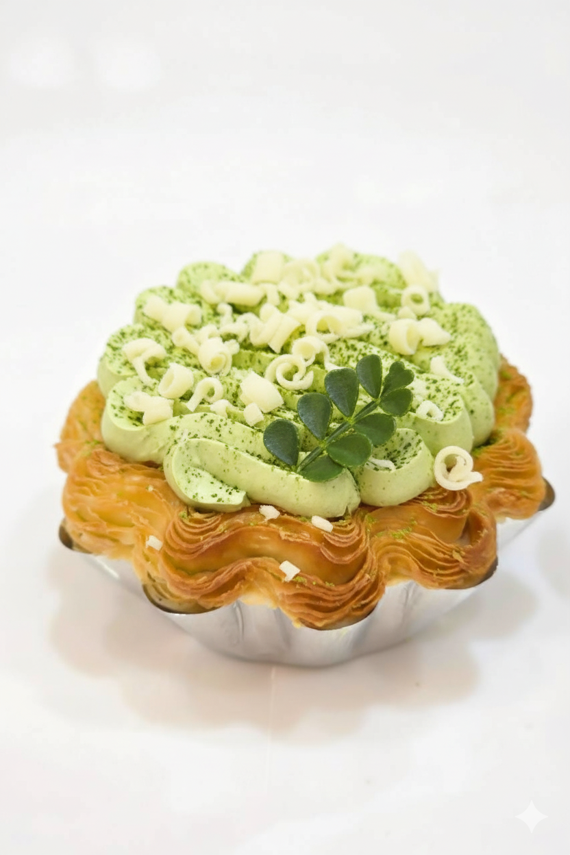 White Chocolate Matcha Tart
